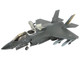 Lockheed Martin F 35B Lightning II Aircraft Beast Mode Black Death VMFA 542 MCAS Cherry Point 2023 United States Marine Corps Air Power Series 1/72 Diecast Model Hobby Master HA4622B