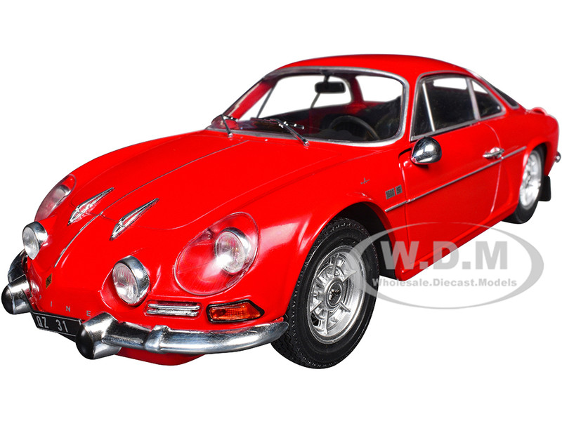1/18 アルピーヌ A110 1600S 1969 レッド ソリド製ミニカー 1969 ALPINE A110 1600S ROUGE VIF RED 1/18 DIECAST MODEL CAR BY