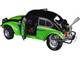 1976 Volkswagen Beetle Baja 1/18 Green Metallic and Black with Graphics 1/18 Diecast Model Car Solido S1809603