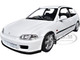 1991 Honda Civic EG6 RHD Right Hand Drive Frost White 1/18 Diecast Model Car Solido S1810401