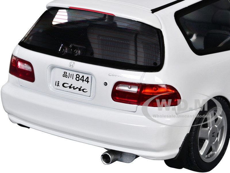 1991 HONDA CIVIC (EG6) RHD FROST WHITE 1/18 DIECAST MODEL BY