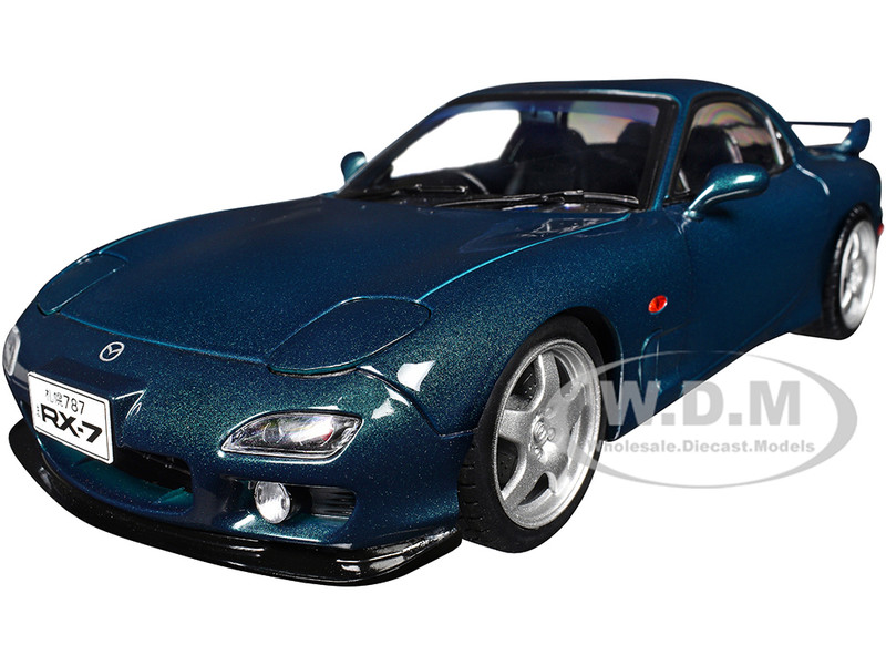 1994 Mazda RX7 Type RS FD3S RHD Right Hand Drive Montego Blue Mica 1/18 Diecast Model Car Solido S1810601