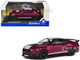 Shelby Mustang GT500 Fast Track Candy Purple with White Stripes 1/43 Diecast Model Car Solido S4311510
