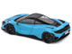 2020 McLaren 765 LT Curacao Blue with Black Top 1/43 Diecast Model Car Solido S4311904