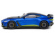 Aston Martin V12 Vantage Blue Metallic with Black Hood and Top 1/43 Diecast Model Car Solido S4314103