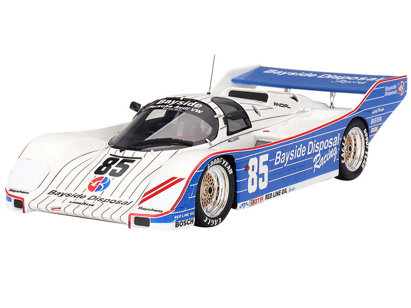 Porsche 962 #85 Klaus Ludwig Bayside Disposal Racing Winner IMSA Laguna Seca 300 Kilometres 1987 1/18 Model Car Top Speed TS0476