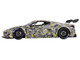 Chevrolet Corvette Z06 GT3 R Gray and Yellow Graphics Sebring Test Car 2022 1/18 Model Car Top Speed TS0540