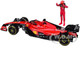 Ferrari SF 23 #16 Charles Leclerc Formula One F1 World Championship 2023 with Driver Figure 1/24 Diecast Model Car Bburago 26809CL