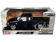 2001 Ford F 150 XLT Flareside Supercab Pickup Truck Matt Black with White Interior Maxx Design American Classics Series 1/24 Diecast Model Car Motormax 73284MX-MBK