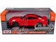 2018 Ford Mustang GT 5 0 Red with Black Stripes Timeless Legends Series 1/24 Diecast Model Car Motormax 79352TL-RBK