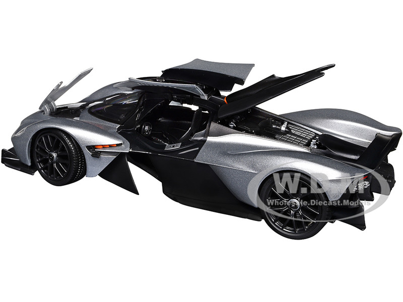 Aston Martin Valkyrie Silver Metallic with Matt Black Top