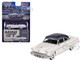 1954 Lincoln Capri Arctic White with Atlantic Blue Top Limited Edition to 3000 pieces Worldwide 1/64 Diecast Model Car Mini GT MGT00631