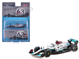 Mercedes AMG F1 W13 E Performance #63 George Russell Formula One F1 Belgian GP 2022 Global64 Series 1/64 Diecast Model Car Tarmac Works T64G-F044-GR3