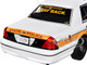 2009 Ford Crown Victoria Police Interceptor White with Yellow and Red Stripes Illinois State Police Hot Pursuit Series 10 1/24 Diecast Model Car Greenlight 85603