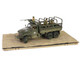 GMC CCKW 353B Cargo Truck 1st Infantry Division Weymouth England World War II 1945 United States Army with Figures Armoured Fighting Vehicle Series 1/32 Diecast Model Forces of Valor FOV-801201A