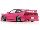 Nissan 180SX PRS13 RHD Right Hand Drive Pink Metallic with Extra Wheels and Accessories 1/64 Diecast Model Car BM Creations 64B0307