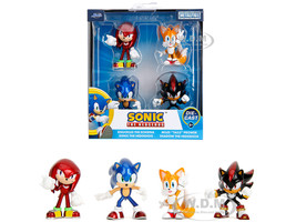 Set of 4 Diecast Figures Sonic the Hedgehog Video Game Metalfigs Series Diecast Models Jada 35605