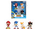 Set of 4 Diecast Figures Sonic the Hedgehog Video Game Metalfigs Series Diecast Models Jada 35605