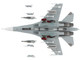 Sukhoi Su 30MK2 Flanker G Fighter Aircraft White 17 China 2022 People s Liberation Army Naval Air Force PLANAF Air Power Series 1/72 Diecast Model Hobby Master HA9552