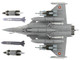 Dassault Rafale EQ Fighter Aircraft QA210 2019 Qatar Emiri Air Force Air Power Series 1/72 Diecast Model Hobby Master HA9612