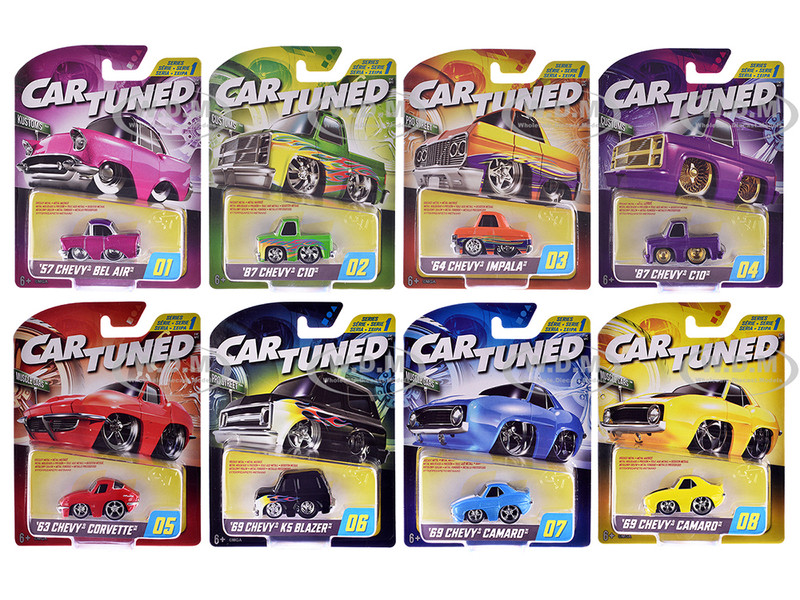 Hobby Alt 2024 Series 1 Set of 8 Pieces Diecast Model Cars CarTuned 592648