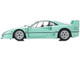 Ferrari F40 Mint Green 1/18 Diecast Model Car Kyosho KS08416MG