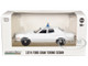 1974 1976 Ford Gran Torino Sedan Police Car White with Light Bar Hot Pursuit Hobby Exclusive Series 1/64 Diecast Model Car Greenlight GL43012L