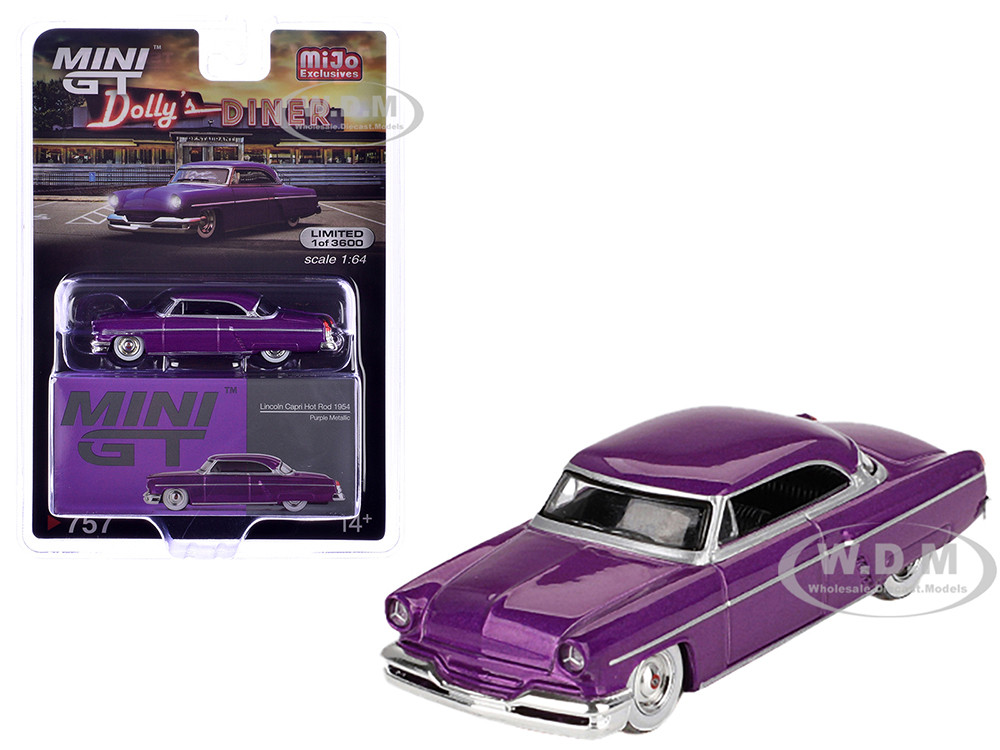 1954 Lincoln Capri Hot Rod Purple Metallic Limited Edition