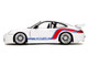 Porsche 911 GT3 996 White with Red and Blue Stripes Hyper Spec Series 1/24 Diecast Model Car Jada 35491