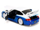 Voiture Miniature Porsche 911 GT3 RS (996) 1:24 - Jada Toys, Bleu Et Blanc, Neuve