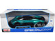 Aston Martin Valkyrie Green Metallic with Matt Black Top Special Edition Series 1/18 Diecast Model Car Maisto 31465GRN