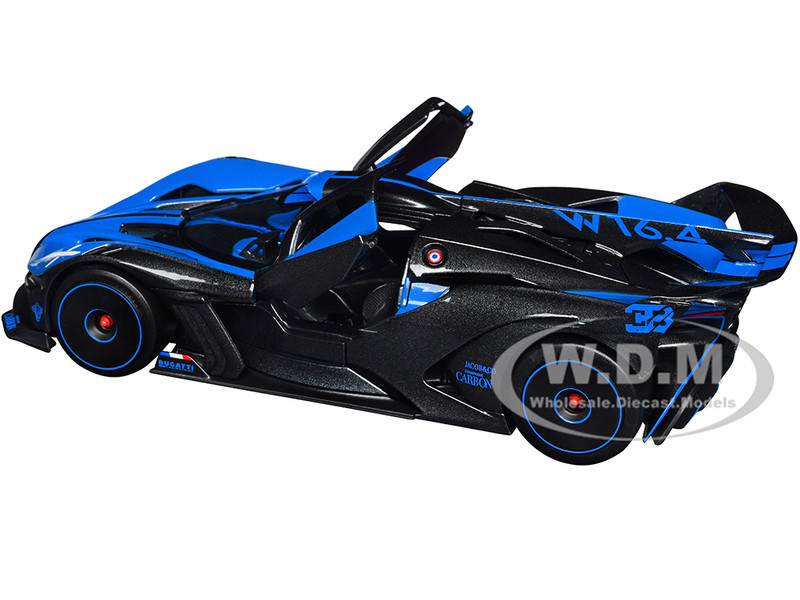 Bugatti Bolide Blue and Black Metallic 