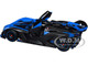 Bugatti Bolide Blue and Black Metallic Special Edition Series 1/24 Diecast Model Car Maisto 32911BL