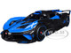 Bugatti Bolide Blue and Black Metallic Special Edition Series 1/24 Diecast Model Car Maisto 32911BL