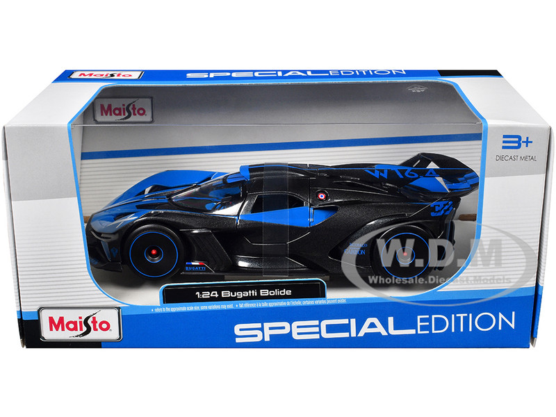Bugatti Bolide Blue and Black Metallic 