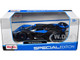 Bugatti Bolide Blue and Black Metallic Special Edition Series 1/24 Diecast Model Car Maisto 32911BL