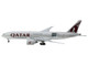 Boeing 777F Commercial Aircraft Qatar Airways A7 BFT Gray with Tail Graphics Interactive Series 1/400 Diecast Model Airplane GeminiJets GJ2145