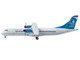ATR 72 500 Commercial Aircraft VASCO Vietnam Air Services Company VN B221 White with Blue Tail 1/400 Diecast Model Airplane GeminiJets GJ2239