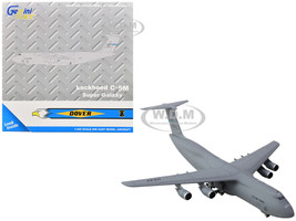Lockheed C 5M Super Galaxy Transport Aircraft Dover Air Force Base United States Air Force 84 0061 Gray Gemini Macs Series 1/400 Diecast Model Airplane GeminiJets GM144