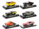 Auto Meets Set of 6 Cars IN DISPLAY CASES Release 81 Limited Edition 1/64 Diecast Model Cars M2 Machines 32600-81