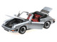 1983 Porsche 911 Carrera Cabriolet 3 2 Gray Metallic 1/18 Diecast Model Car Minichamps 100063034