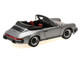 1983 Porsche 911 Carrera Cabriolet 3 2 Gray Metallic 1/18 Diecast Model Car Minichamps 100063034