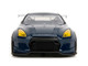 2009 Nissan GT R R35 Ben Sopra Dark Blue with Graphics Godzilla Hollywood Rides Series 1/32 Diecast Model Car Jada 35295