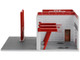 Vintage Gas Station Diorama Pikes Peak Hill Climb Official Refueling Station Mechanic s Corner Series 10 for 1/64 Scale Models Greenlight 57102
