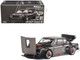 Skyline GT R V8 Drift Hakosuka RHD Right Hand Drive Dark Chrome 1/64 Diecast Model Car Pop Race PR640097
