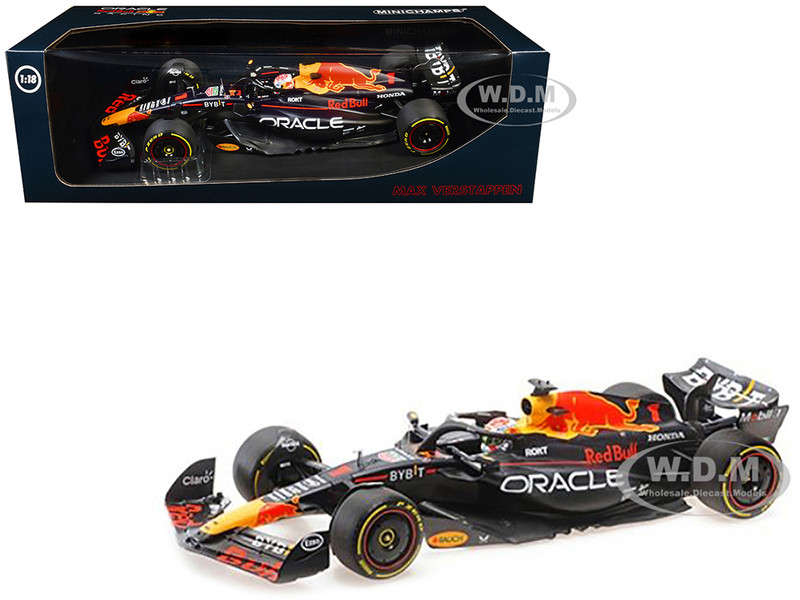 Red Bull Racing RB19 #1 Max Verstappen Oracle Winner F1 Formula One Belgian GP 2023 with Driver Limited Edition to 204 pieces Worldwide 1/18 Diecast Model Car Minichamps 110231301