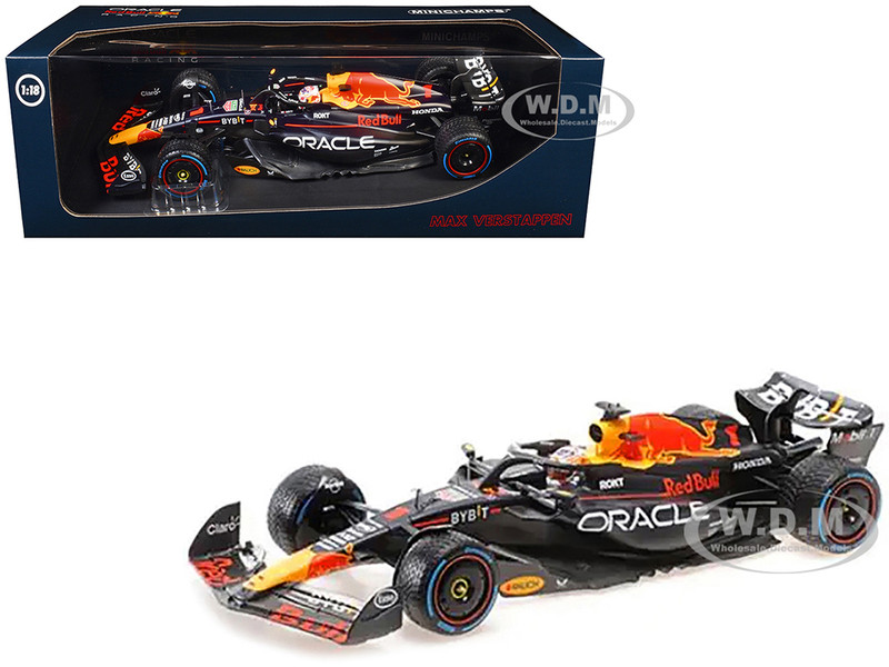 Red Bull Racing RB19 #1 Max Verstappen Oracle Winner F1 Formula One Dutch GP 2023 with Driver Limited Edition to 230 pieces Worldwide 1/18 Diecast Model Car Minichamps 110231401