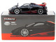 Pagani Imola Nero Oro Black Metallic with Italian Flag Stripes Global64 Series 1/64 Diecast Model Tarmac Works T64G-TL046-BK