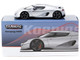 Koenigsegg CC850 Silver Metallic Global64 Series 1/64 Diecast Model Tarmac Works T64G-TL051-SL