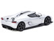 Koenigsegg CC850 Silver Metallic Global64 Series 1/64 Diecast Model Tarmac Works T64G-TL051-SL